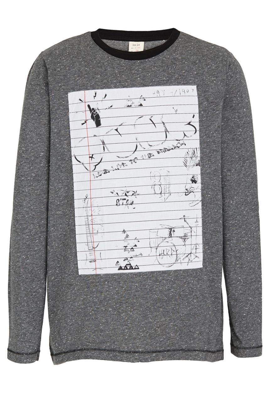 Soobe - Boys Printed Tee Dark Grey