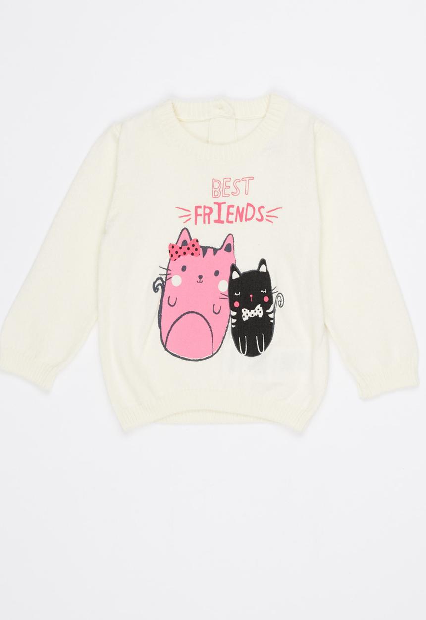 Soobe - Girls Printed Tee Milk