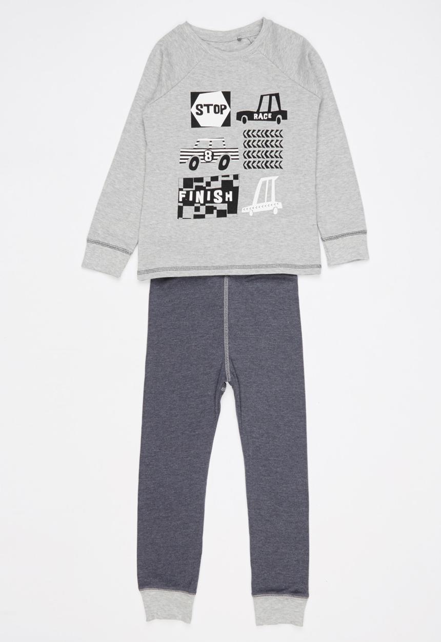 Soobe - Boys Pajamas Set Grey