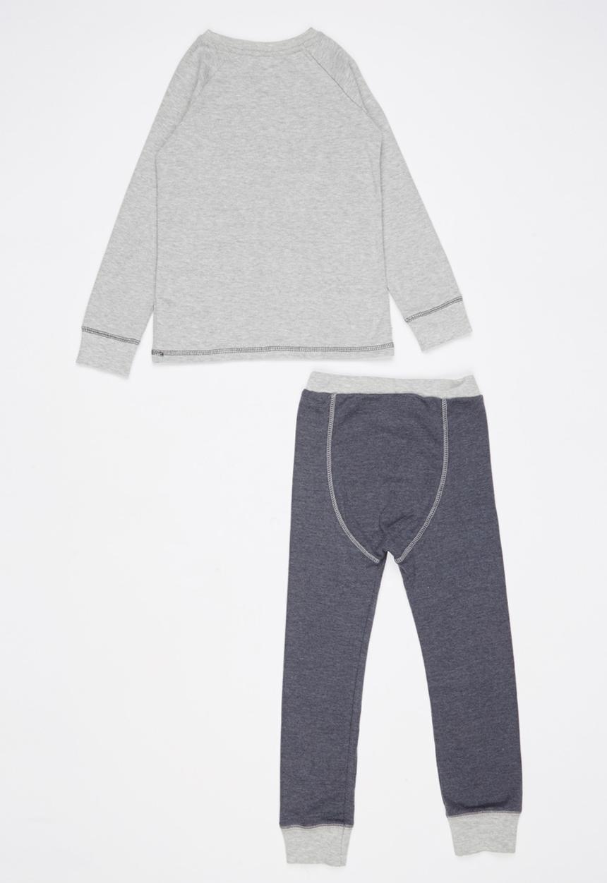 Soobe - Boys Pajamas Set Grey