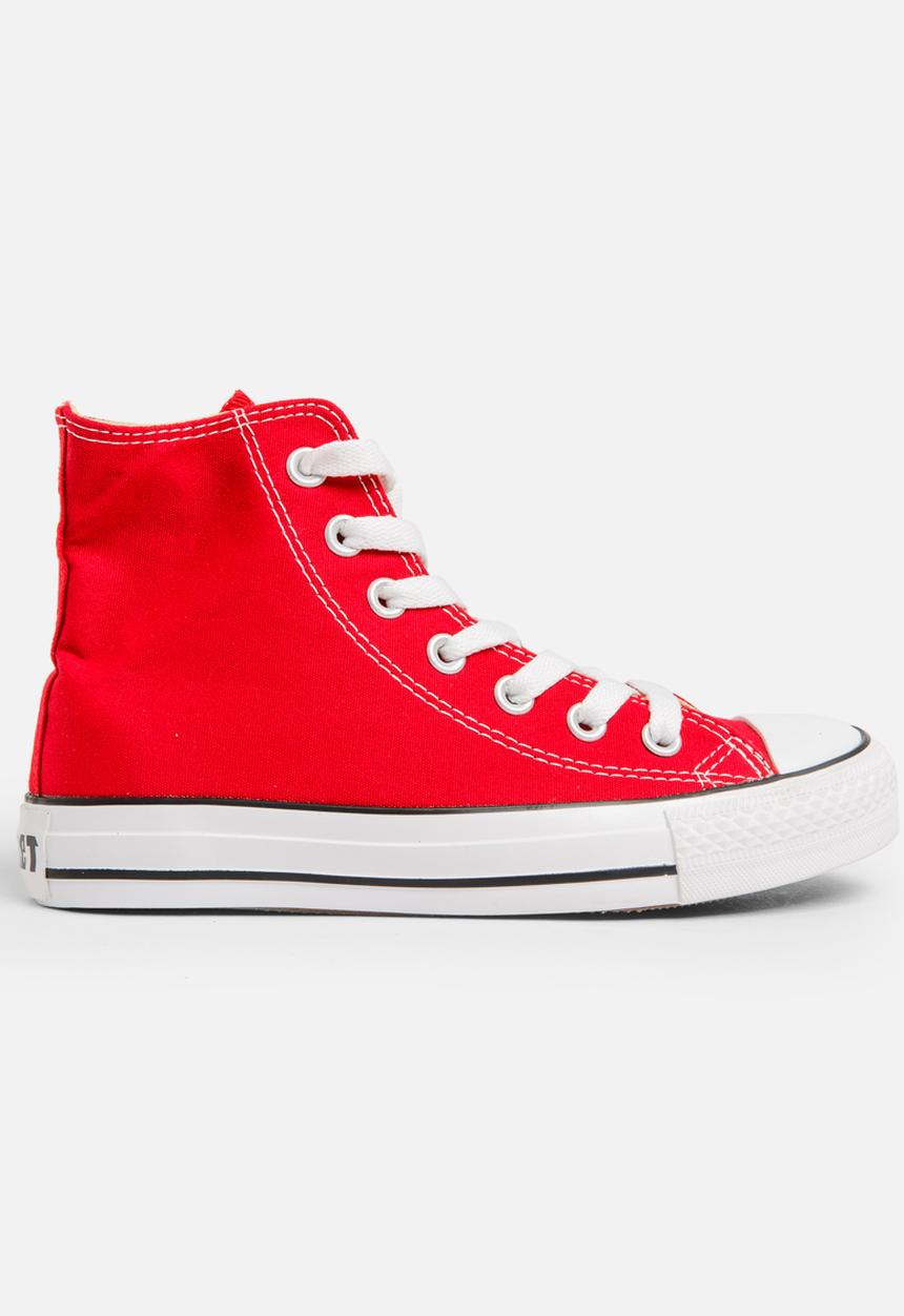 SOVIET - Hi-top Sneaker Red