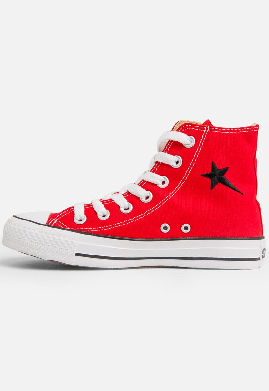 SOVIET - Hi-top Sneaker Red