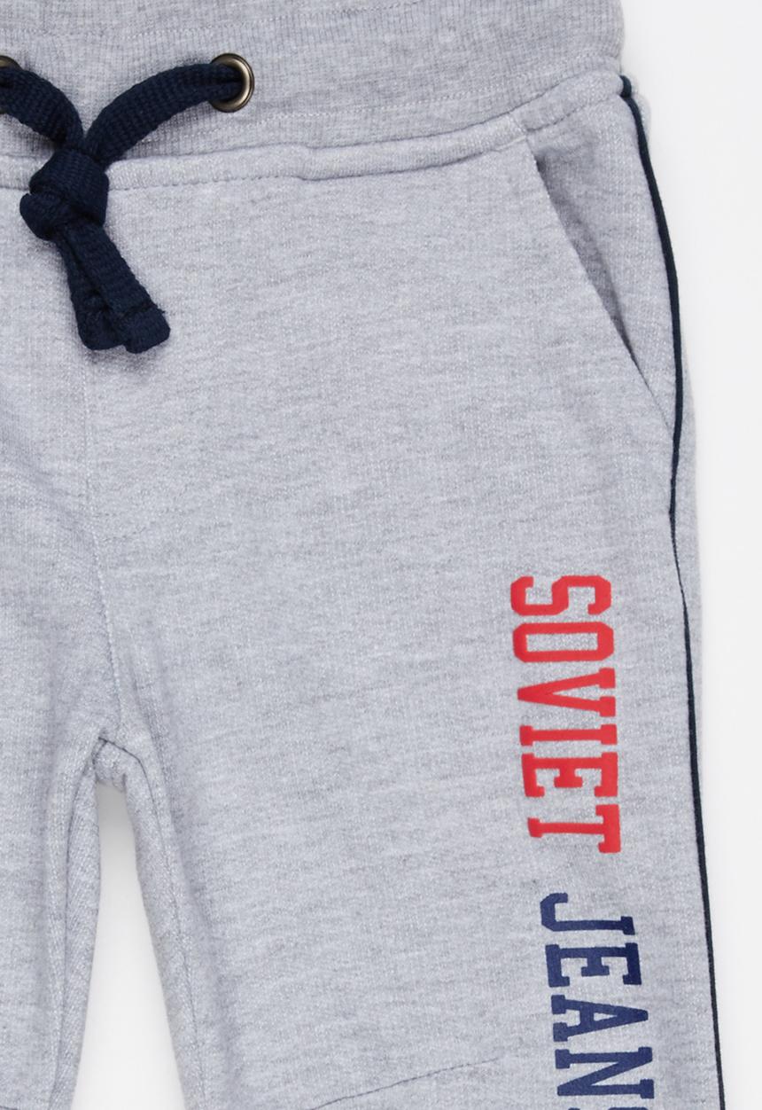 SOVIET - Noah Fleece Pants Grey Melange