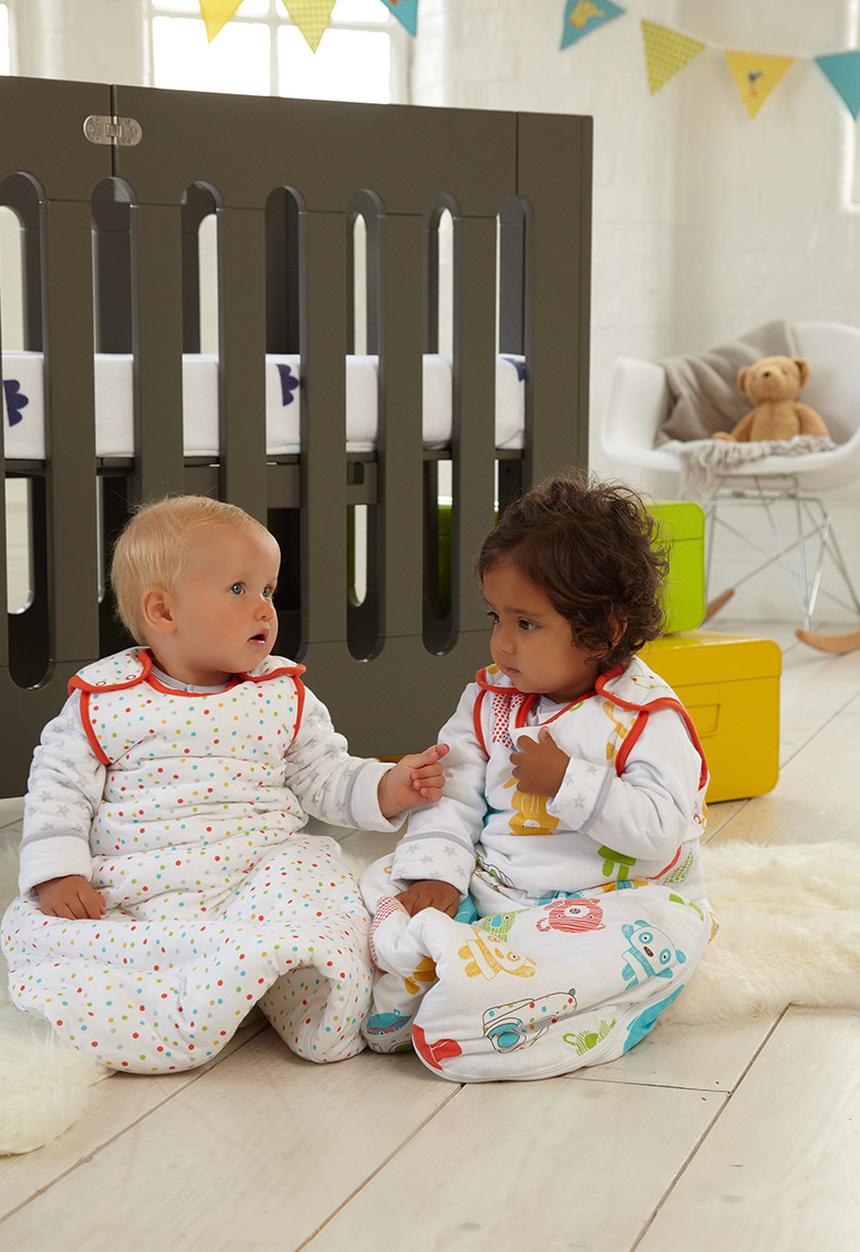 The Gro Company - Grobag Twin Pack Spotty Bear Multi-colour