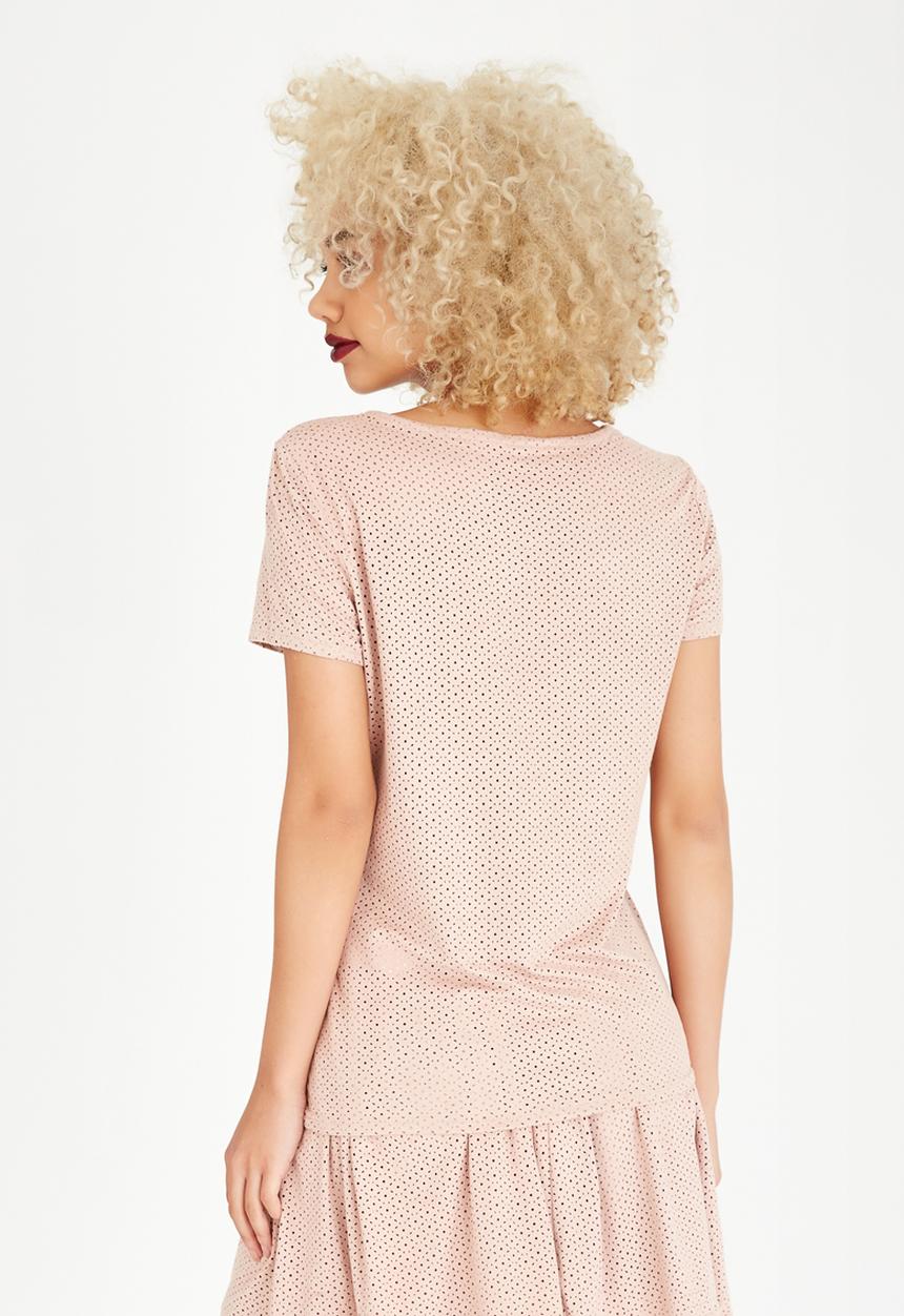 ONLY - Astrid Suede-look Top Pale Pink