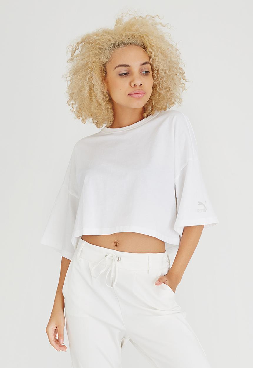 PUMA - Xtreme Cropped Top White