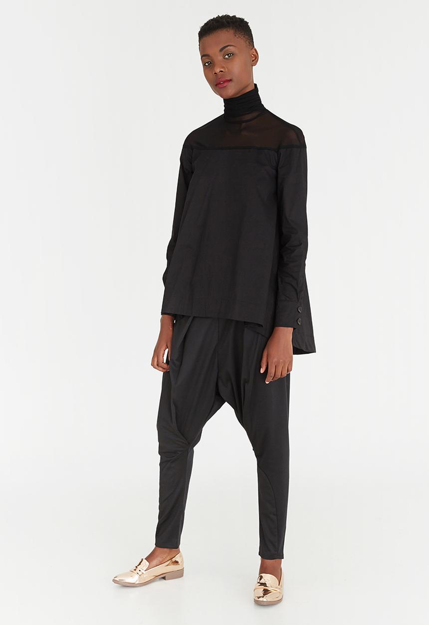 Leigh Schubert - Edwin Trapeze Shirt Black
