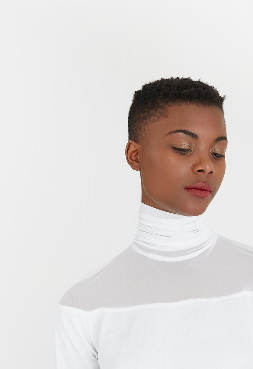 Leigh Schubert - Edwin Trapeze Shirt White