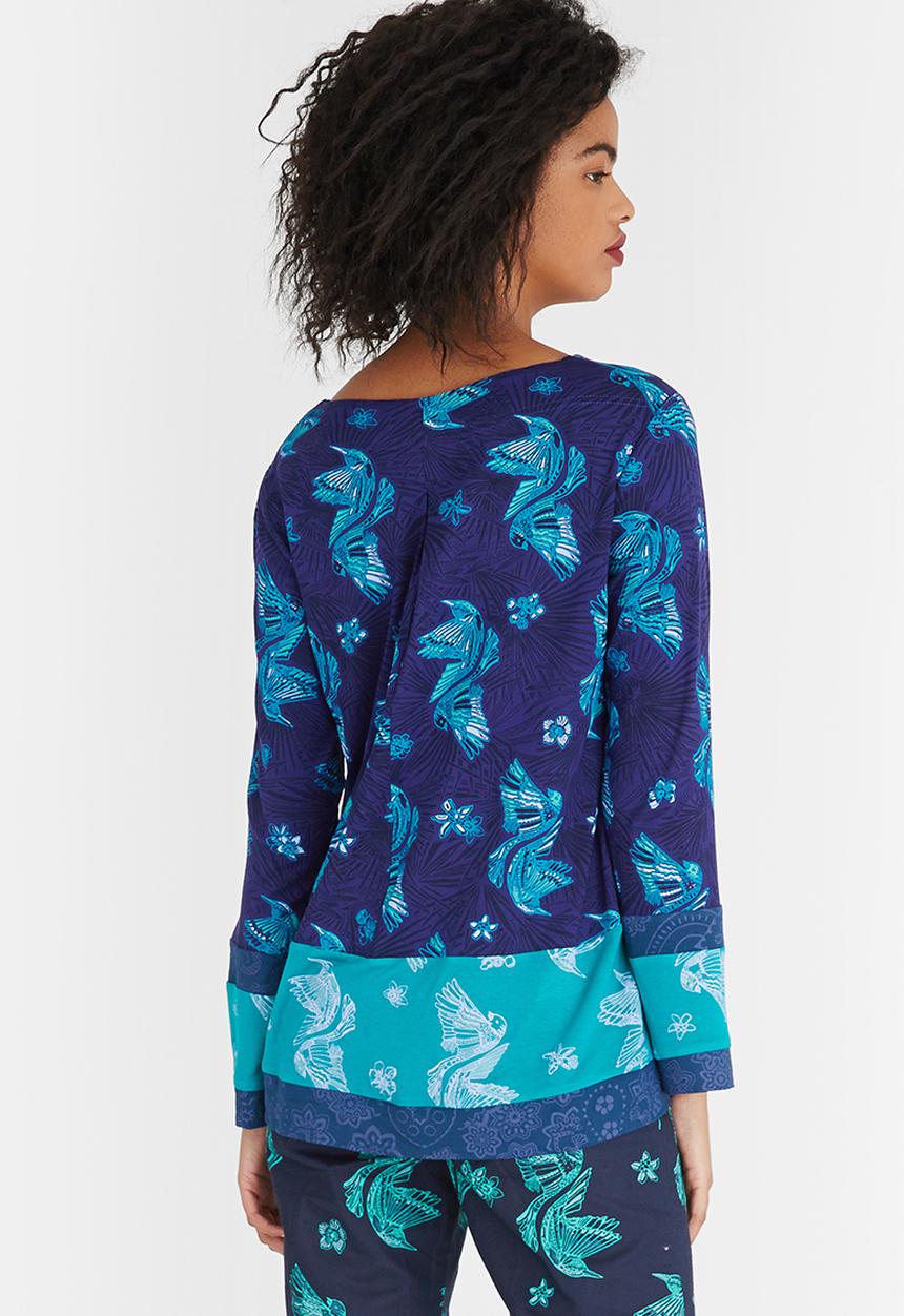 Maya Prass - Garnet Blouse Dark Blue