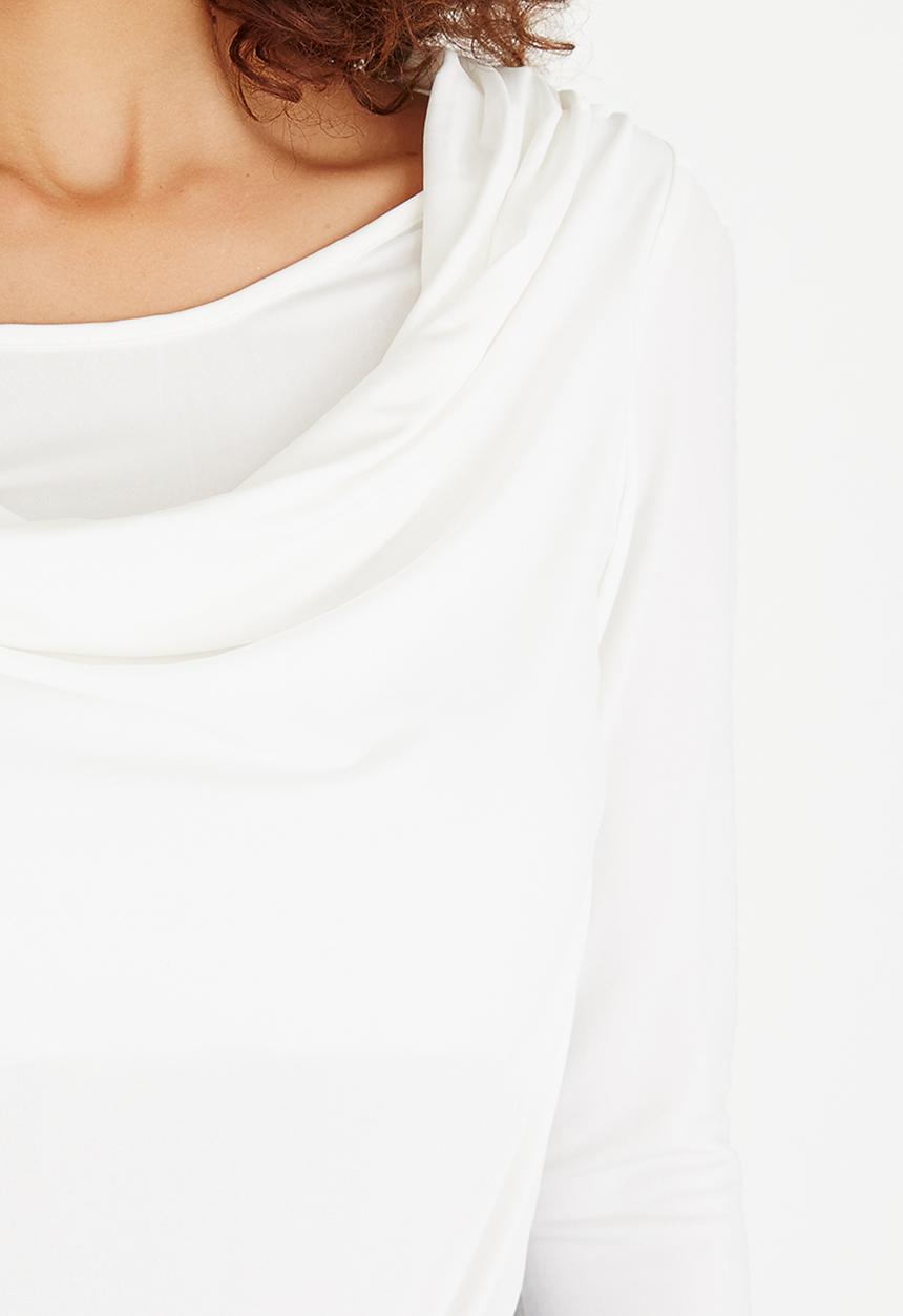 edit - Cowl Neck Top Cream