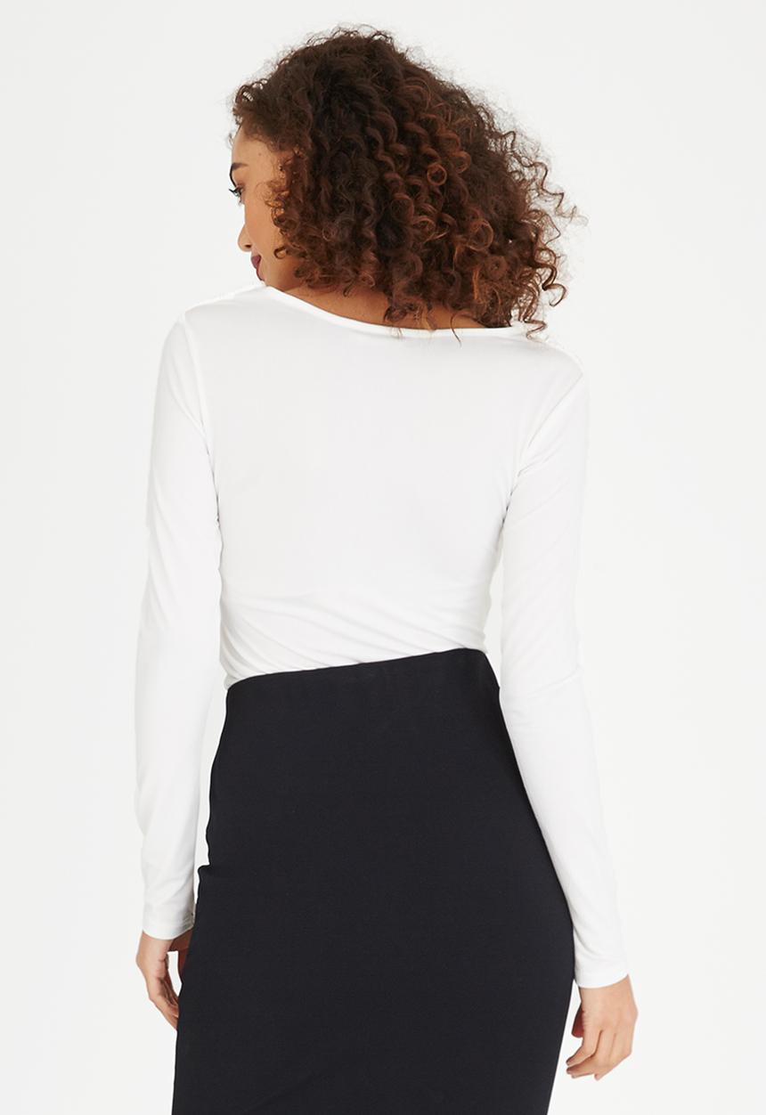 edit - Cowl Neck Top Cream