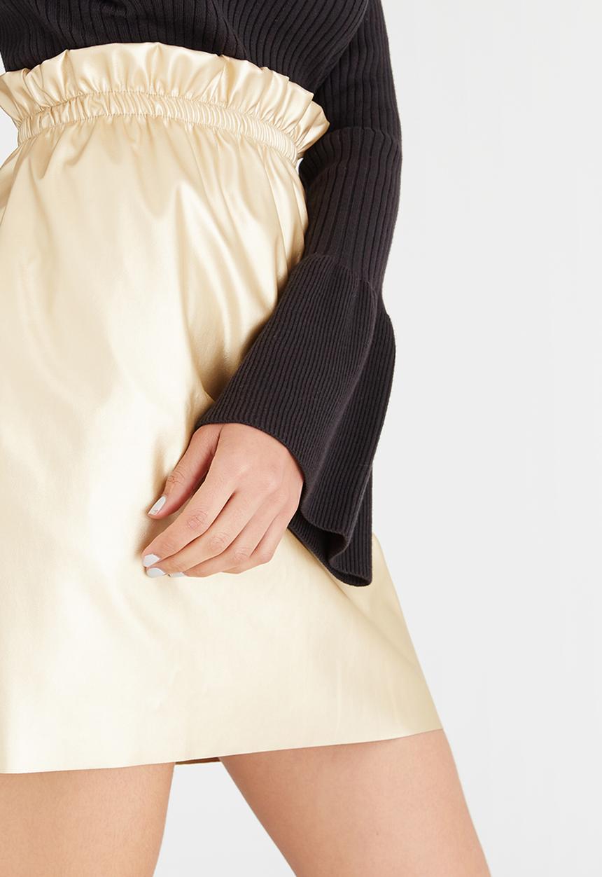c(inch) - Highwaisted  Mini Metallic