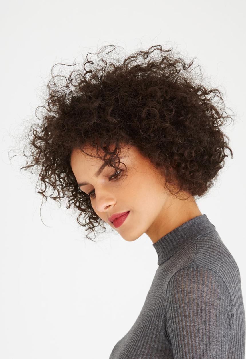 c(inch) - Turtle Neck Top Grey