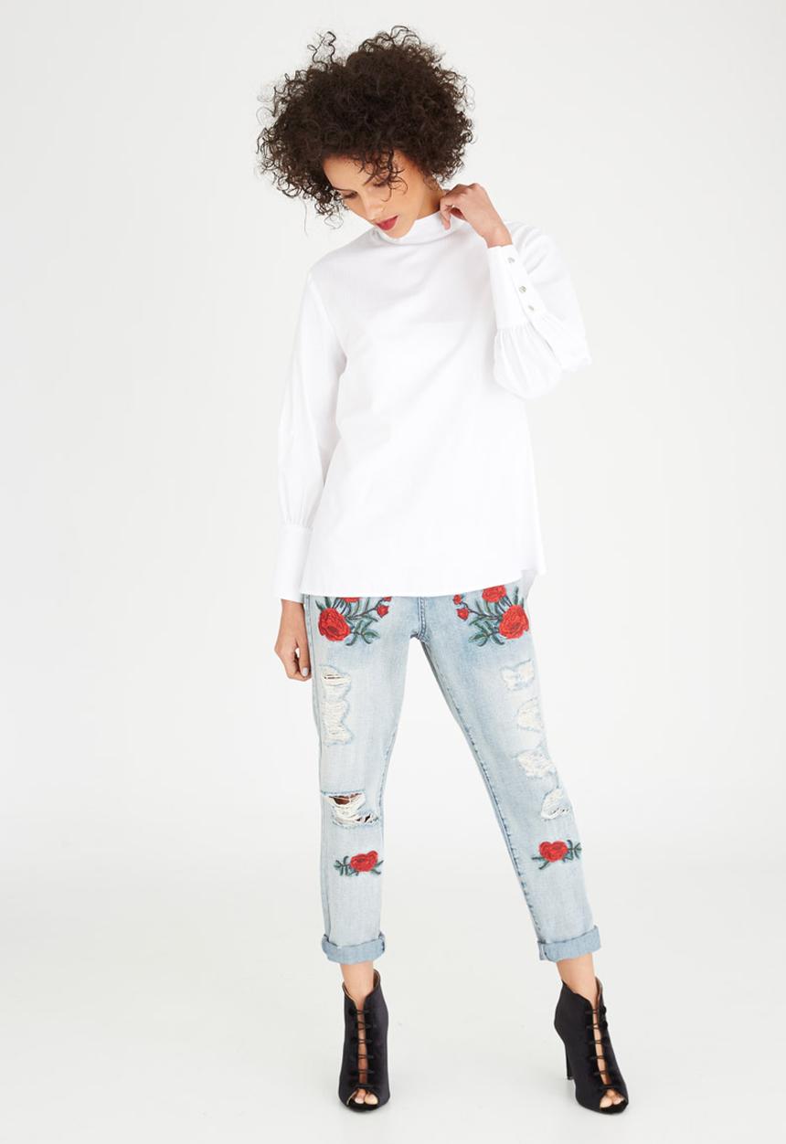 STYLE REPUBLIC - Structured Blouse White