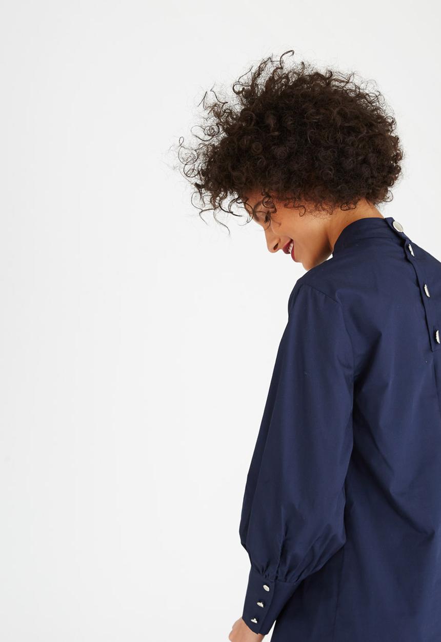 STYLE REPUBLIC - Structured Blouse Navy