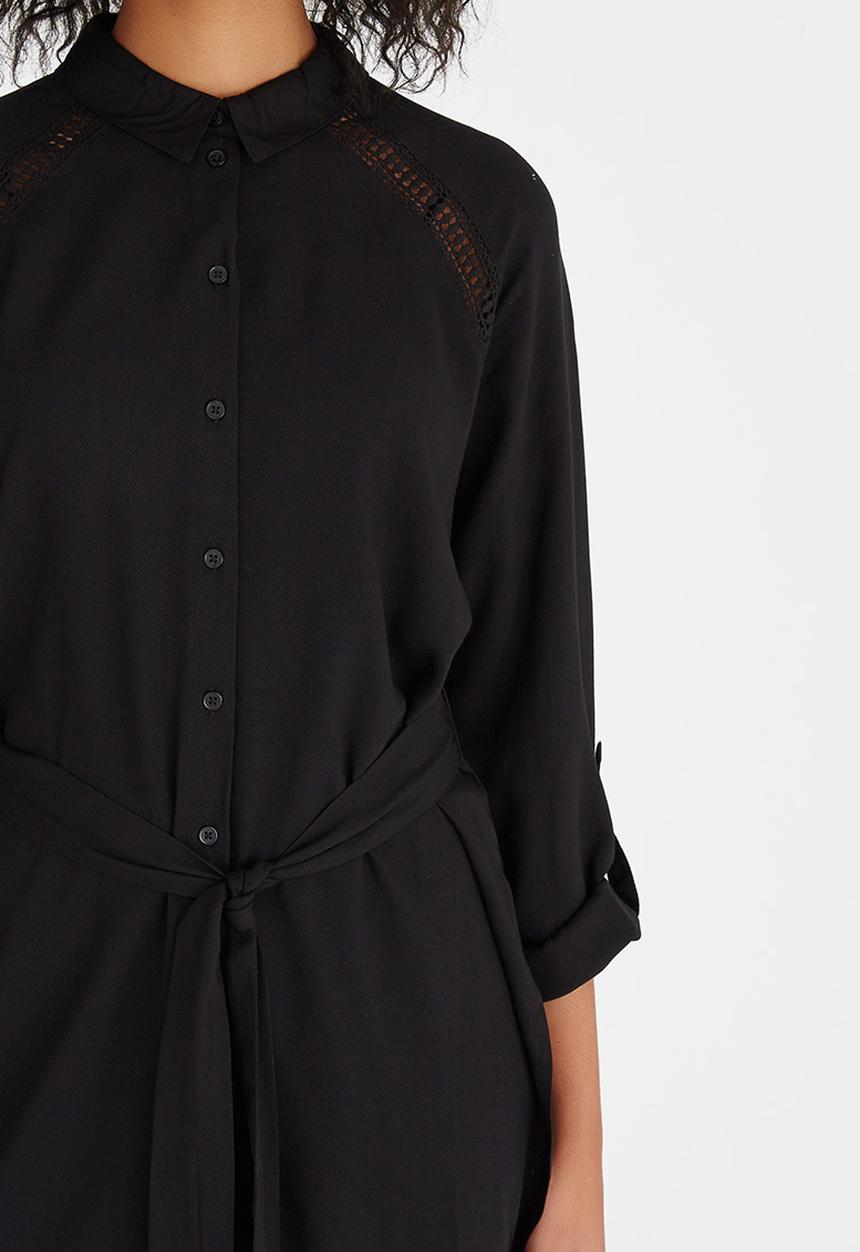 Vero Moda - Blossom Long Sleeve Shirt Black