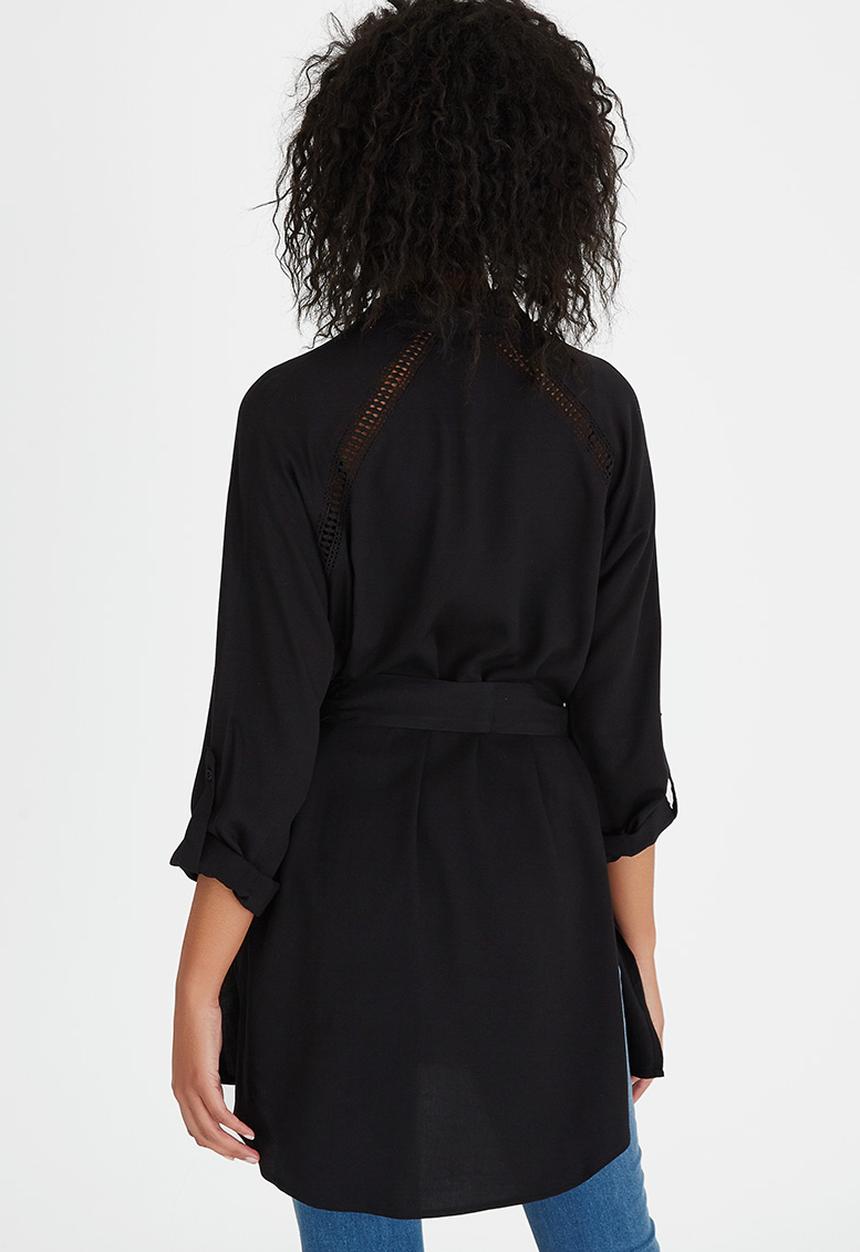 Vero Moda - Blossom Long Sleeve Shirt Black