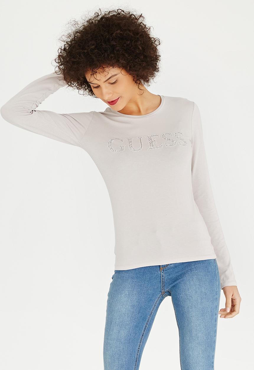 GUESS - Guess Triangle Embellished Logo R3 Pale Grey