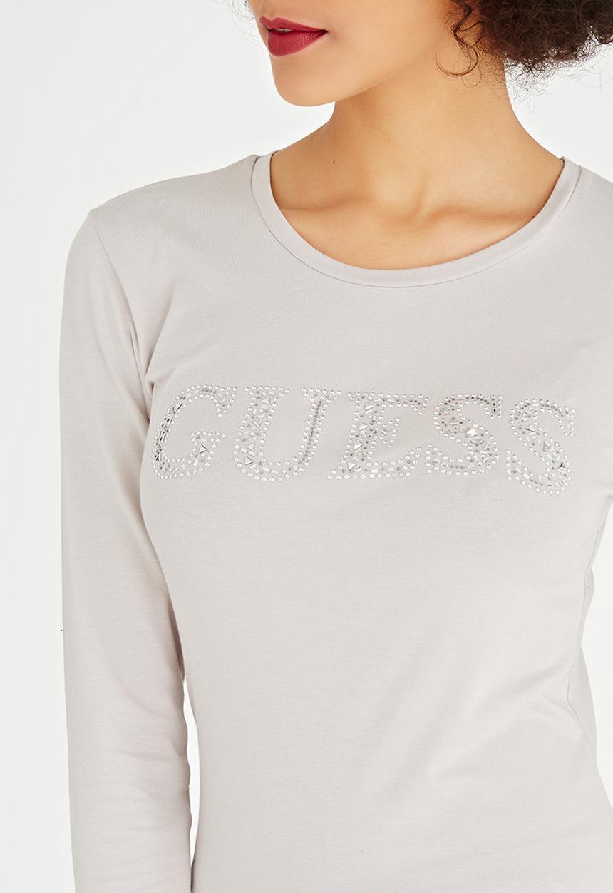 GUESS - Guess Triangle Embellished Logo R3 Pale Grey