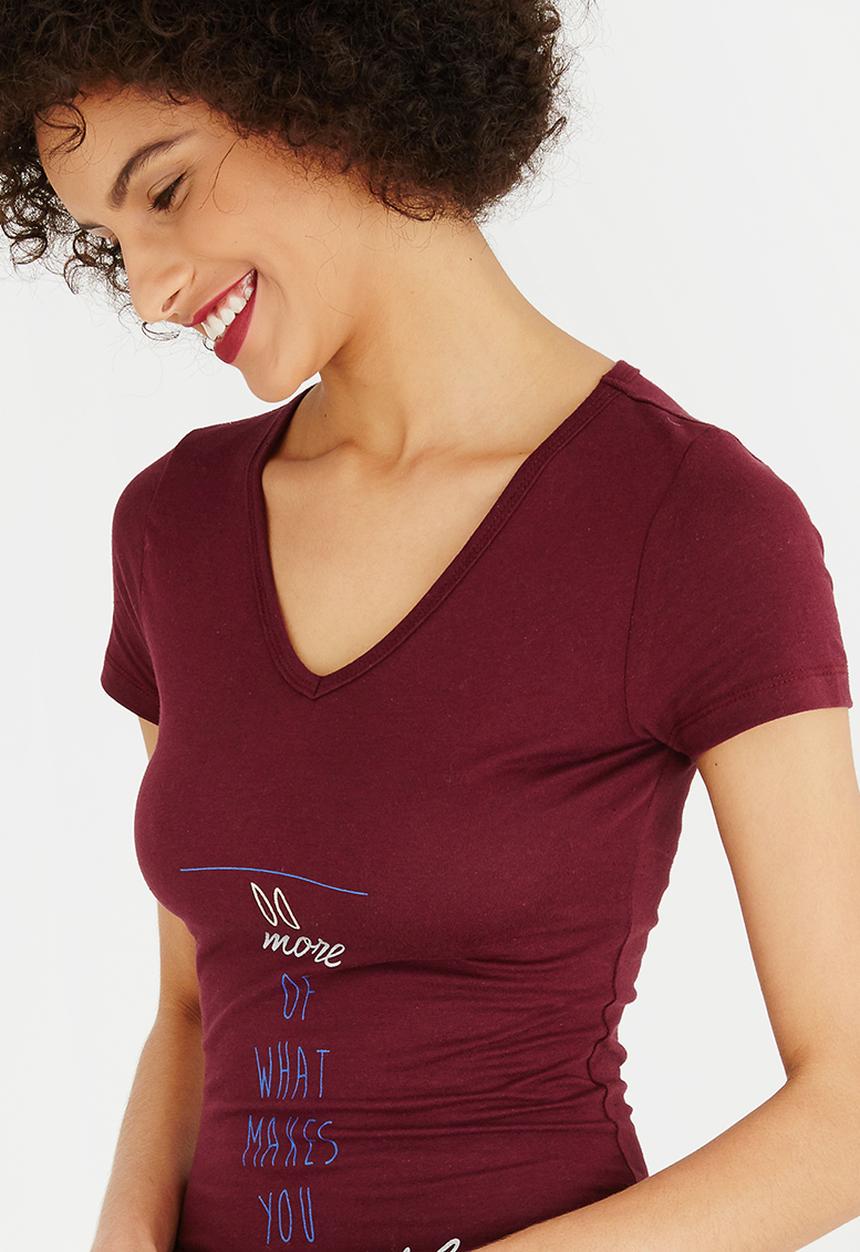 SOVIET - Hafren Tee Maroon