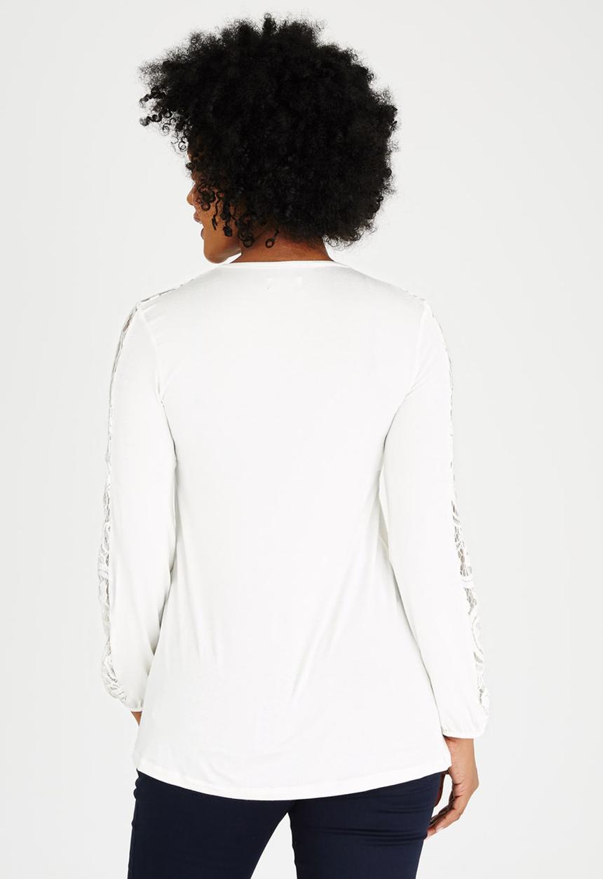 edit Maternity - Inverted Pleat Tunic Milk
