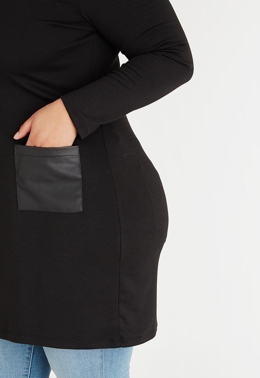 edit Plus - Pocket Tunic Black