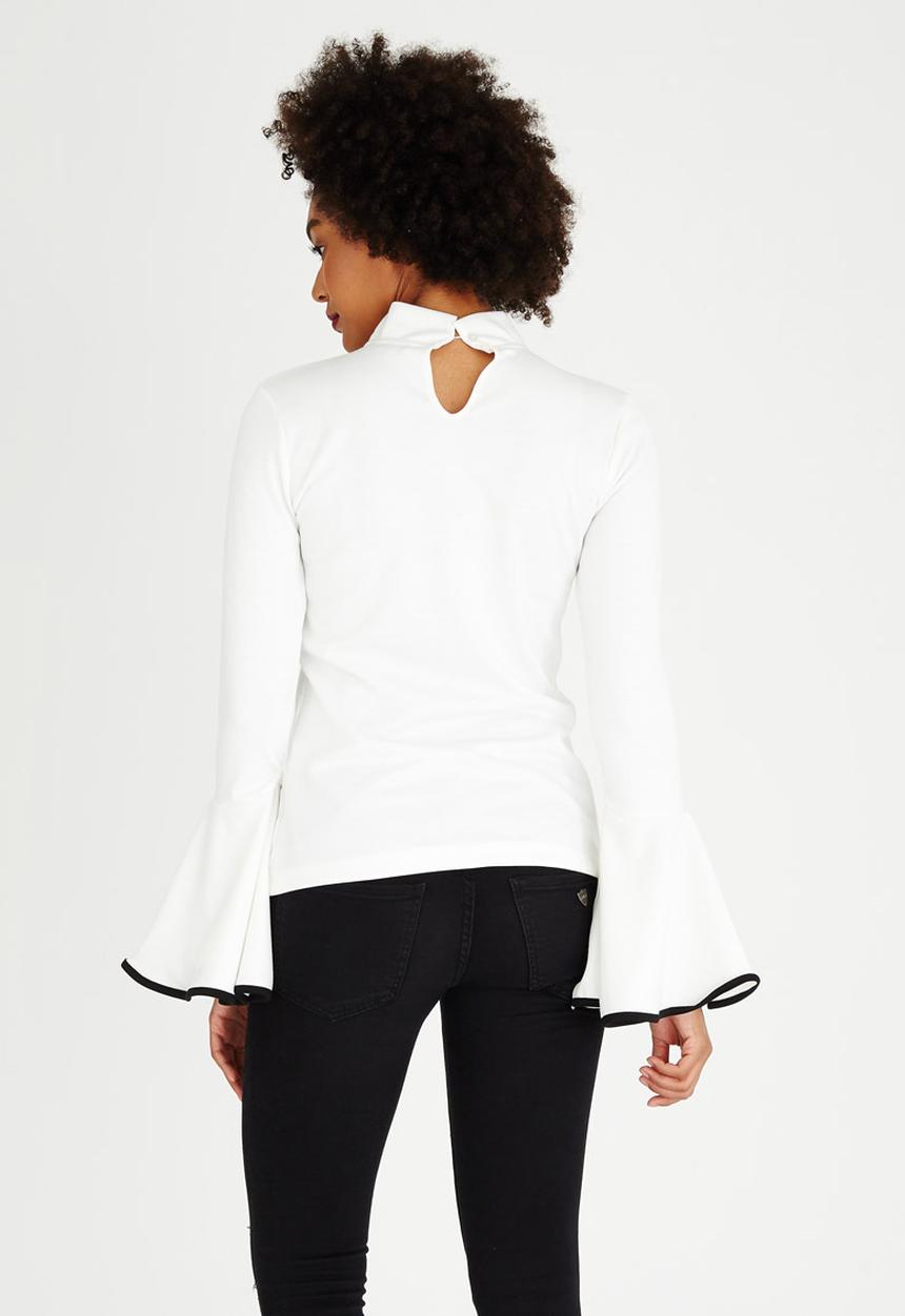 STYLE REPUBLIC - Bell Sleeve Top White