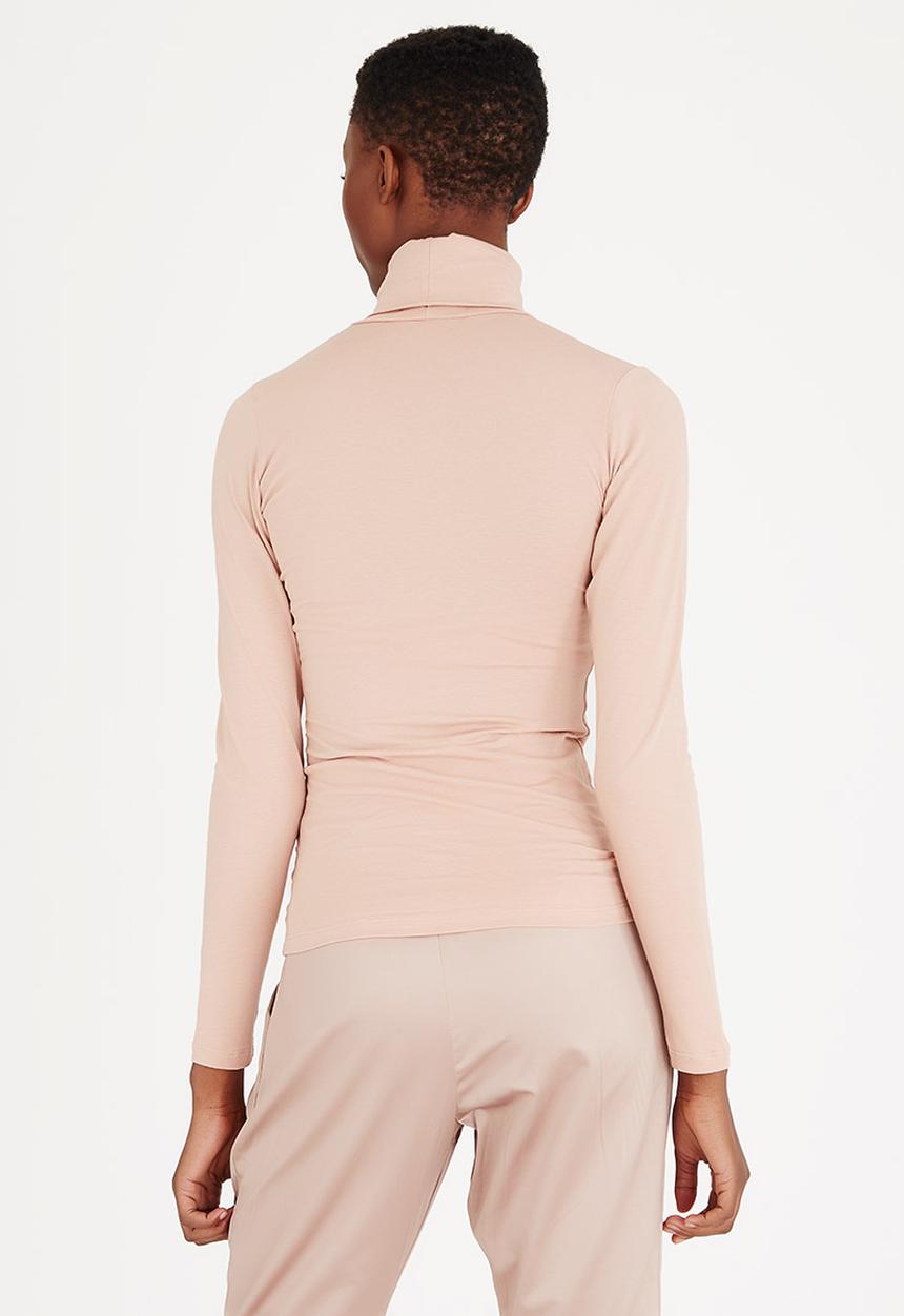 Droomer - High-neck Top Pale Pink