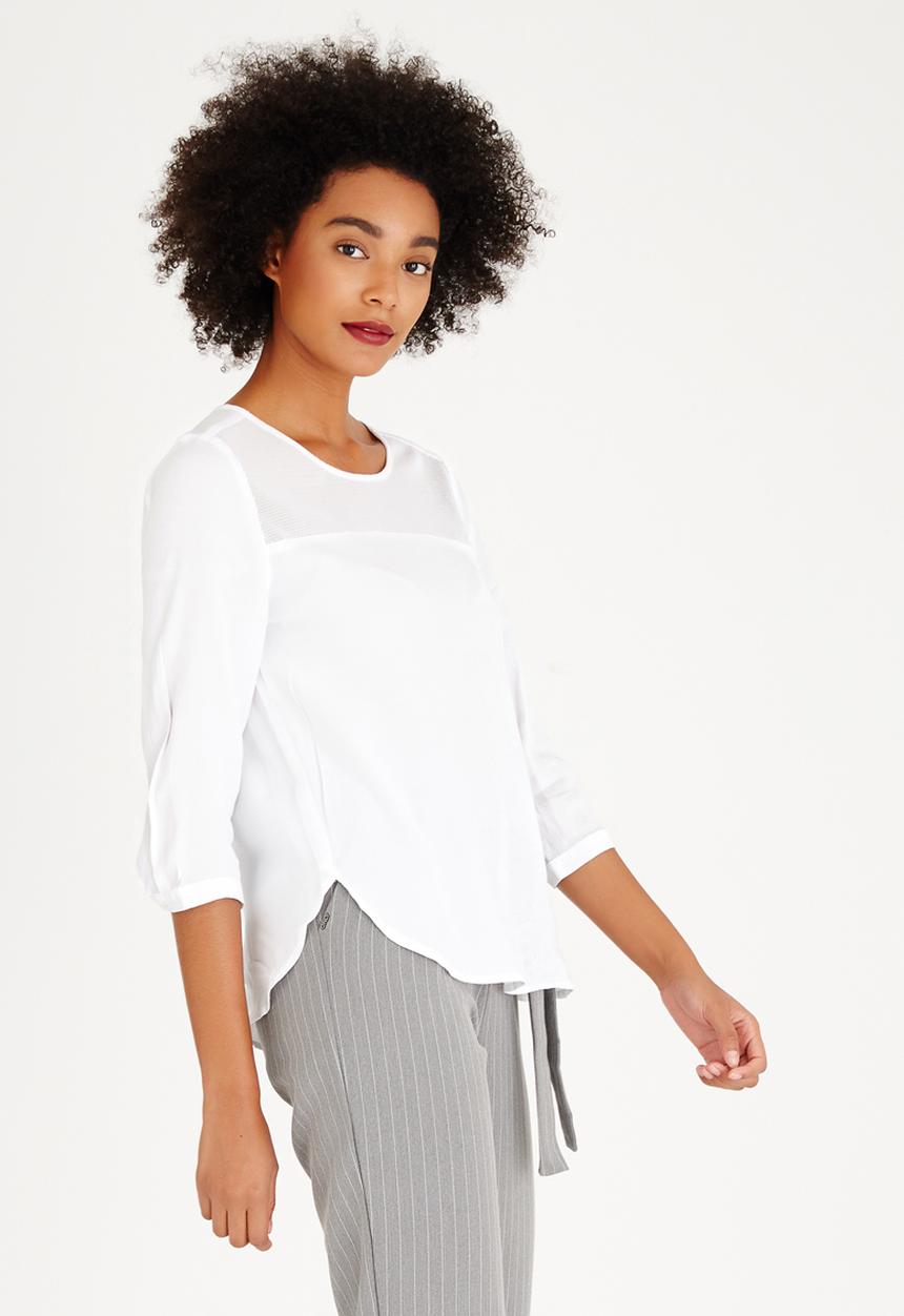 ONLY - Wonder 3/4 Sleeve Top White
