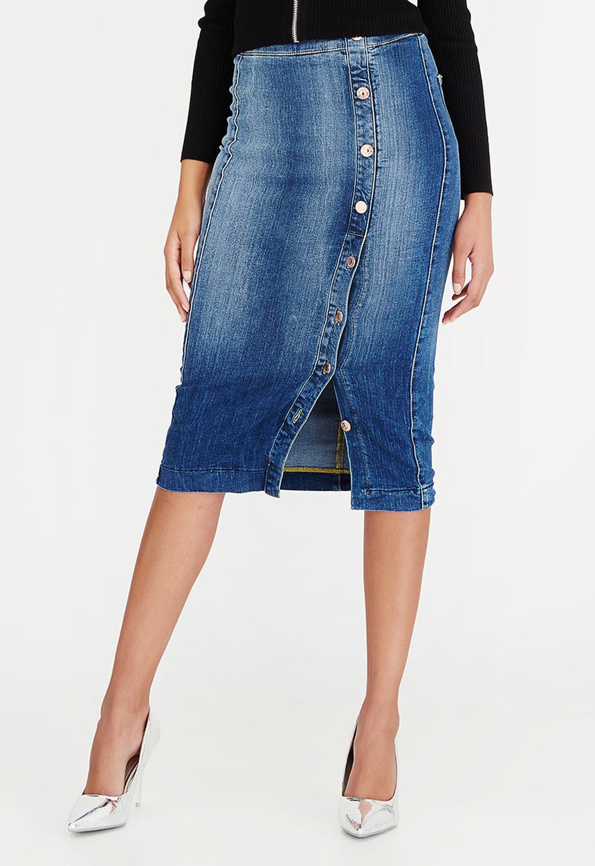 GUESS - Guess Denim Skirt Blue