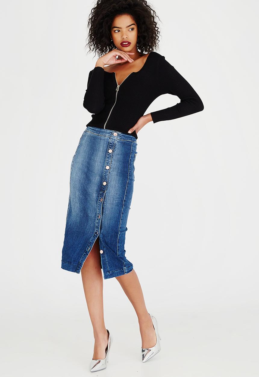 GUESS - Guess Denim Skirt Blue