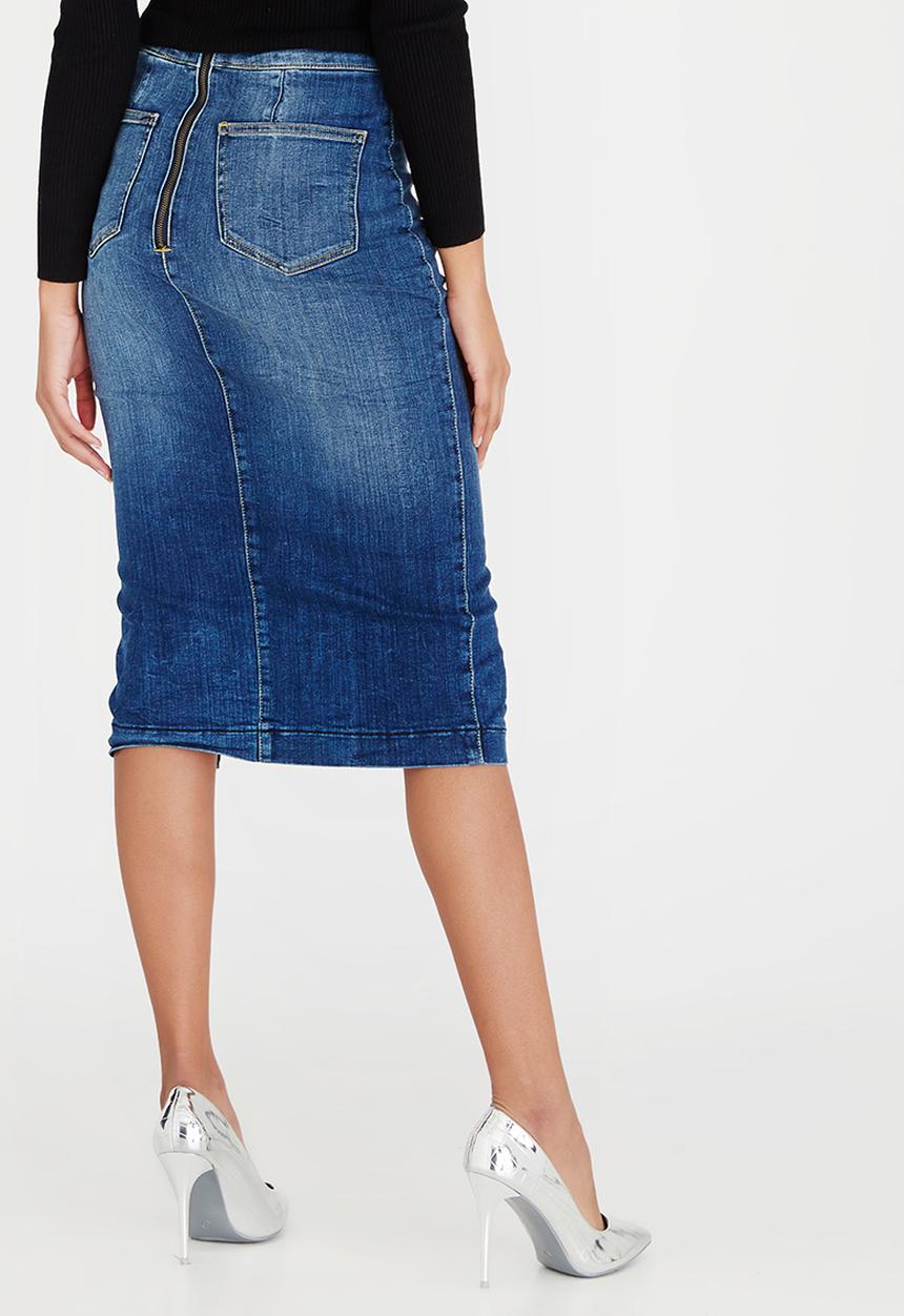 GUESS - Guess Denim Skirt Blue
