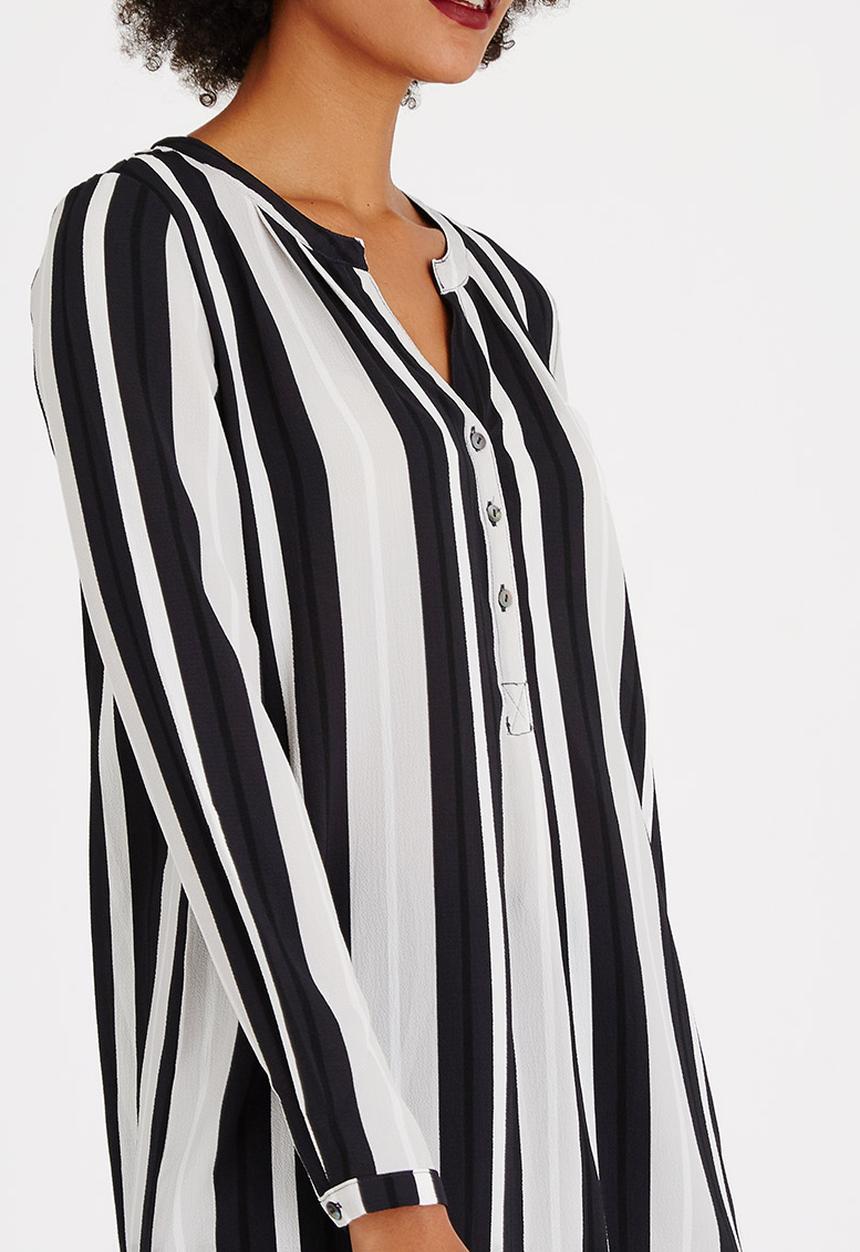 ONLY - Nova Lux Long Tunic Shirt Blue