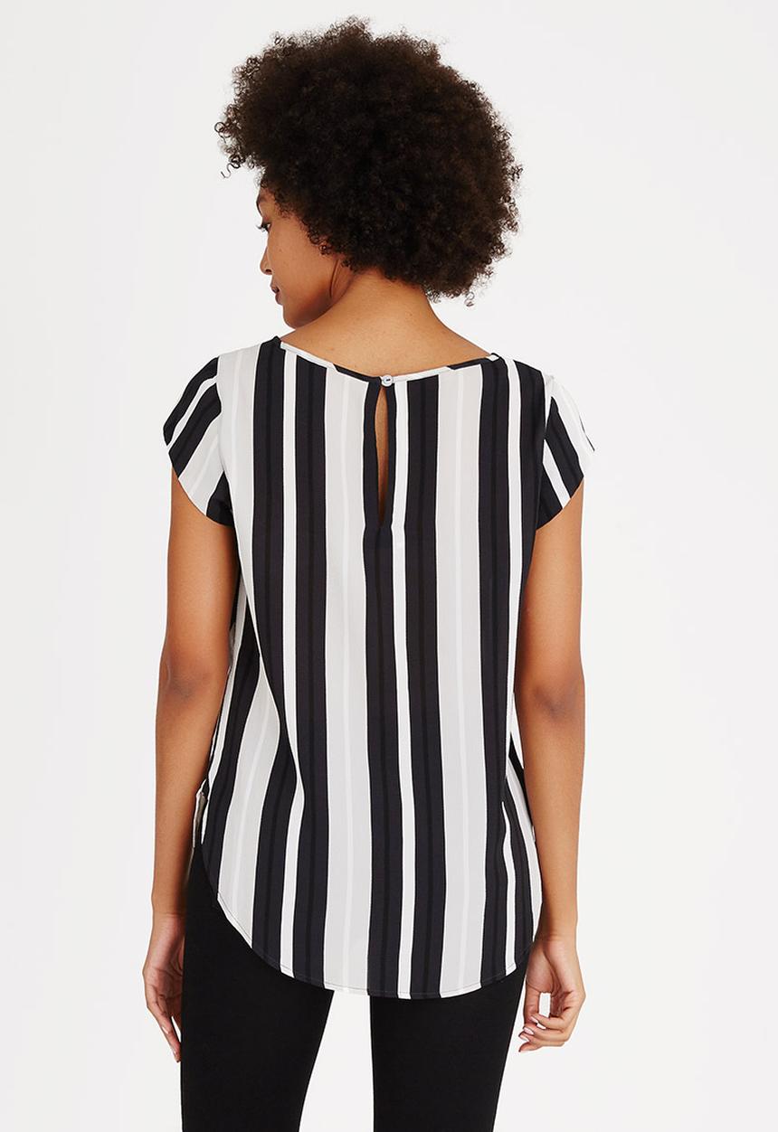 ONLY - Nova Lux Short Sleeve Top Black