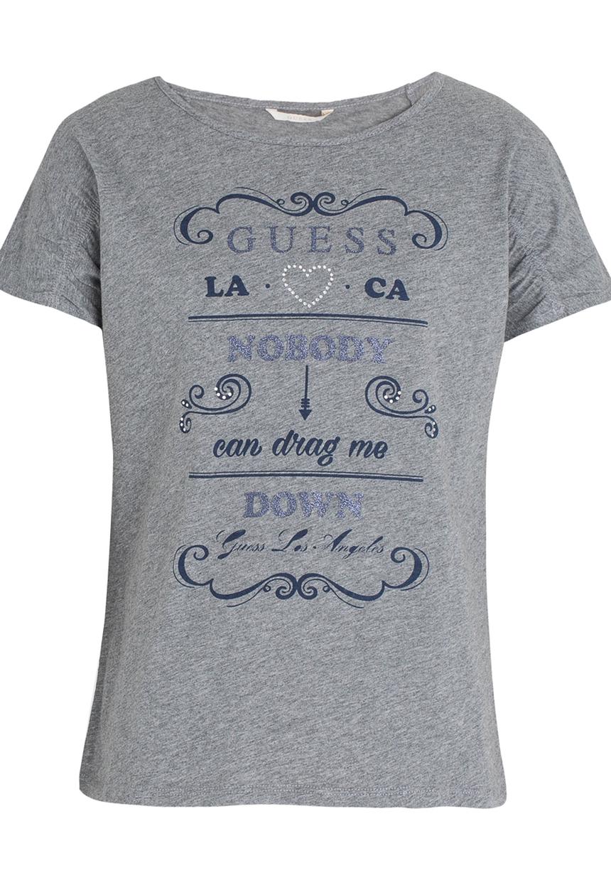GUESS - Rouged Tee Dark Grey