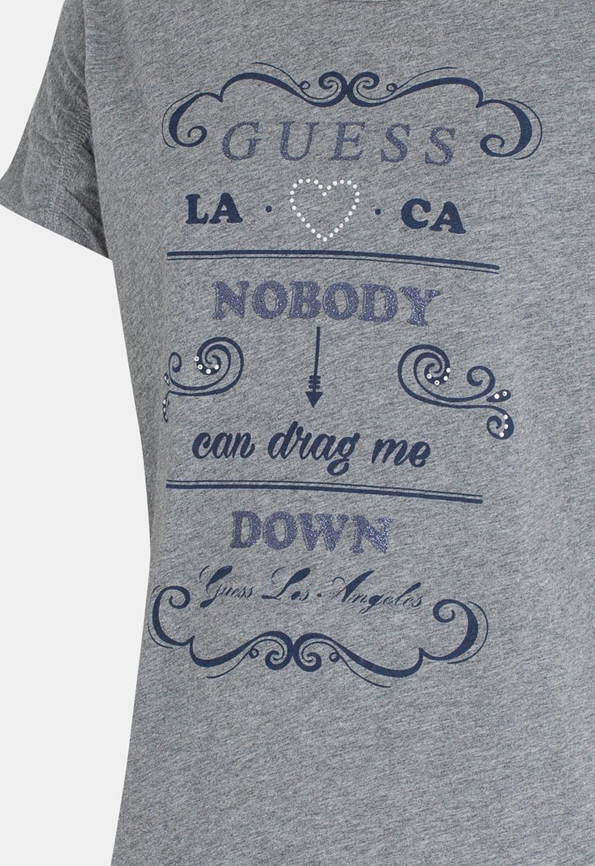 GUESS - Rouged Tee Dark Grey