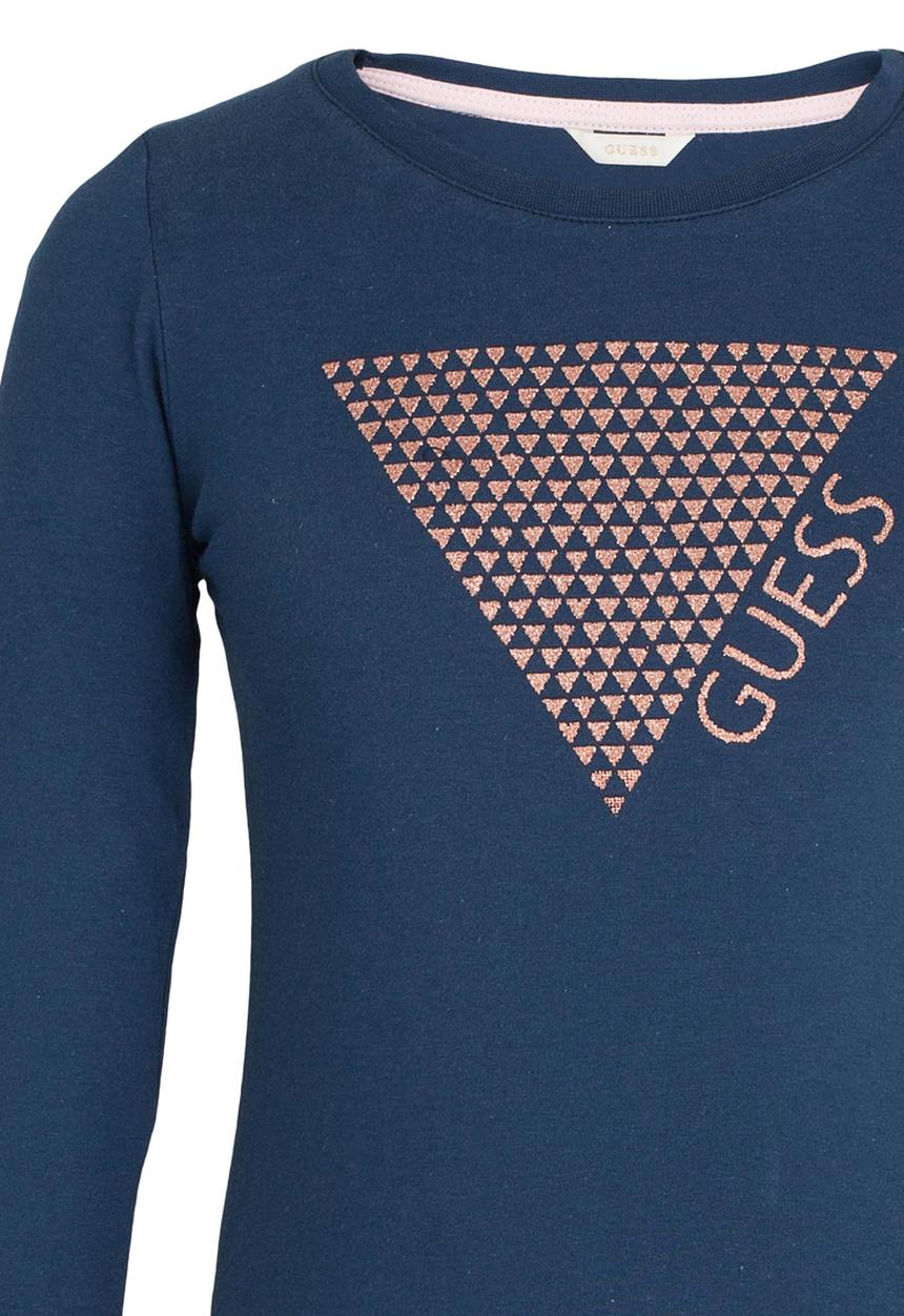 GUESS - Tri Design Tee Navy