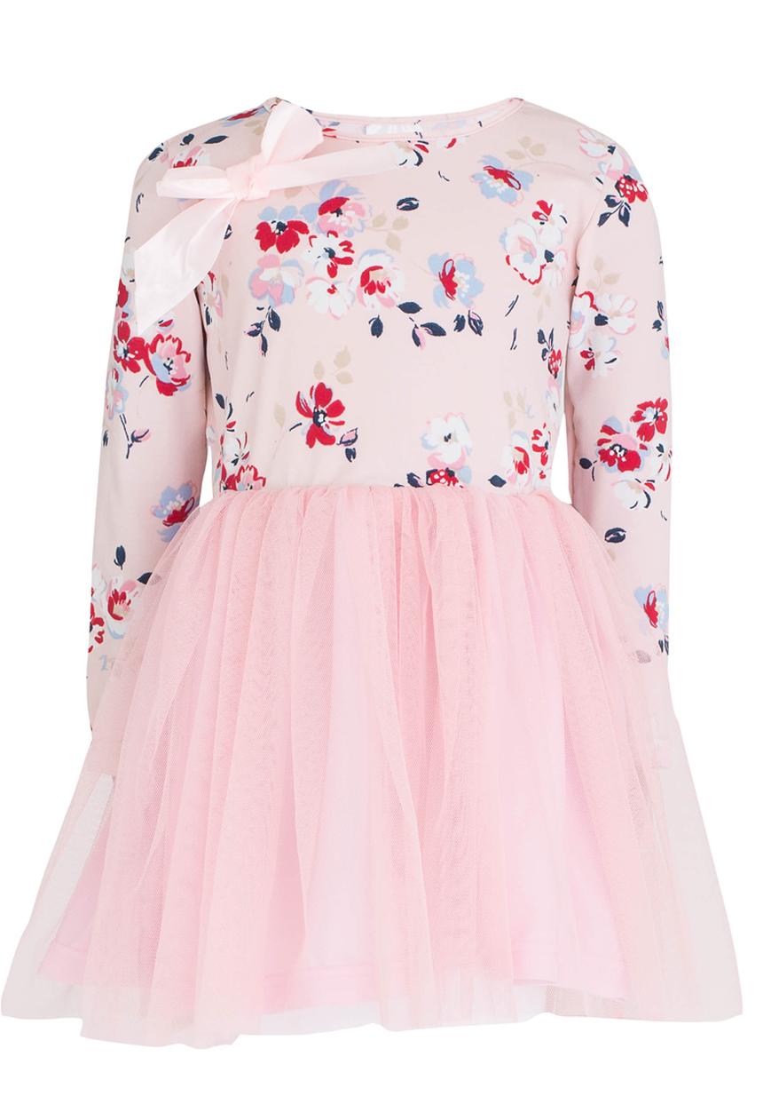 See-Saw - Floral Print Combo Dress Multi-colour
