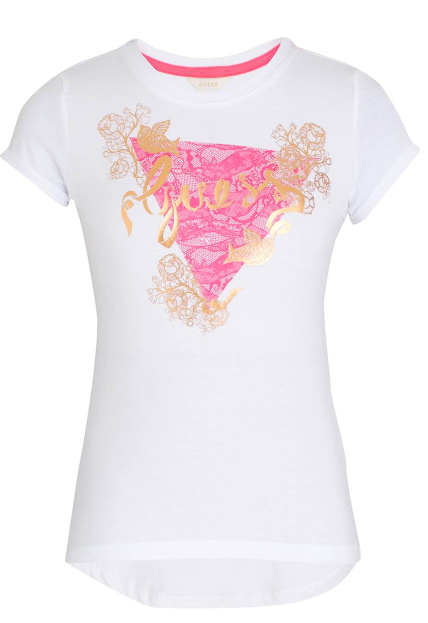 GUESS - Ribbon Tri Tee White