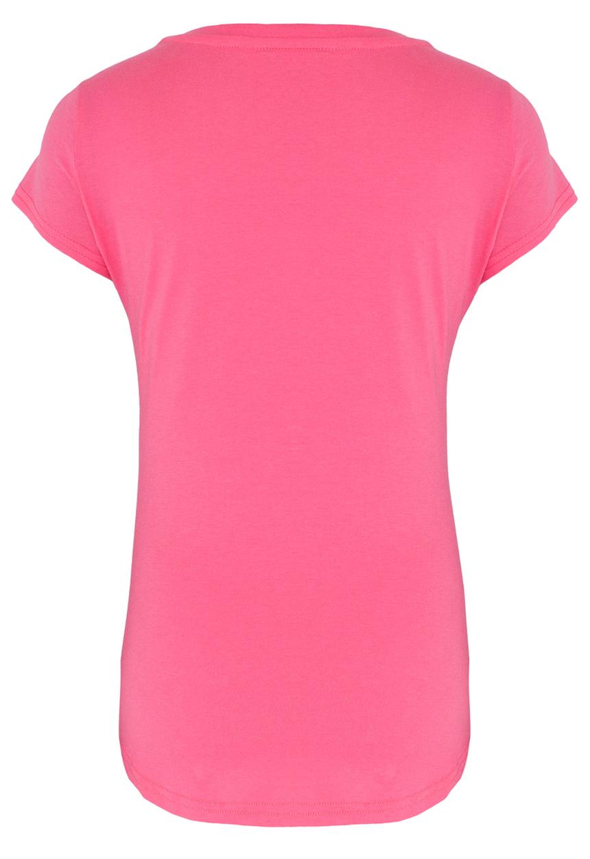GUESS - Ribbon Tri Tee Mid Pink