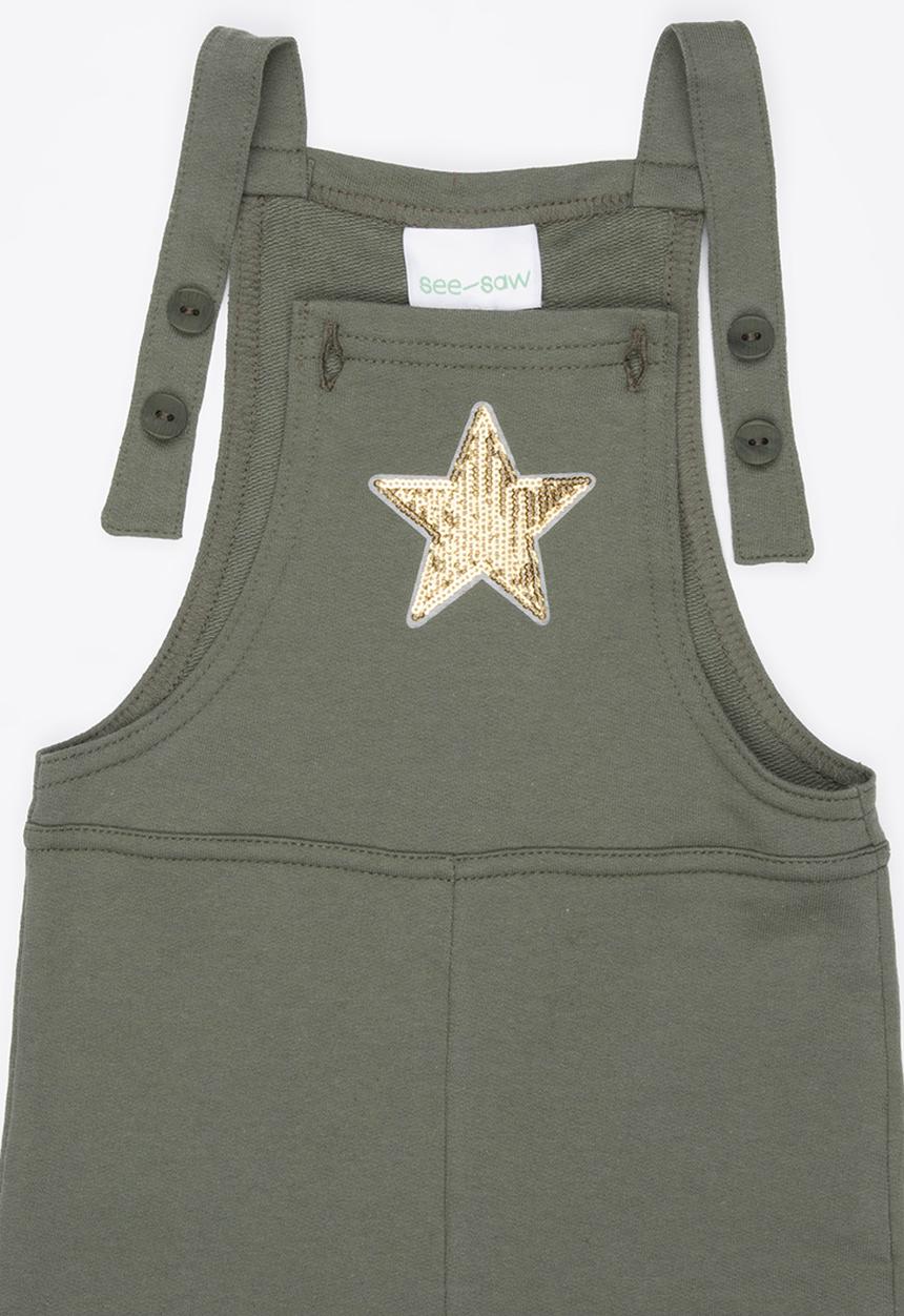 See-Saw - Dungaree Khaki Green