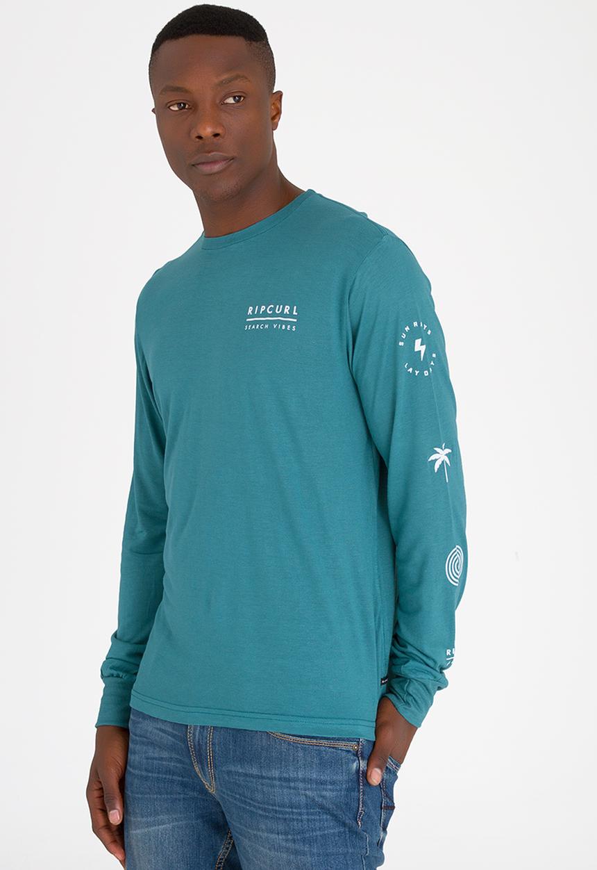 Rip Curl - Stacked Vibes Tee Mid Blue