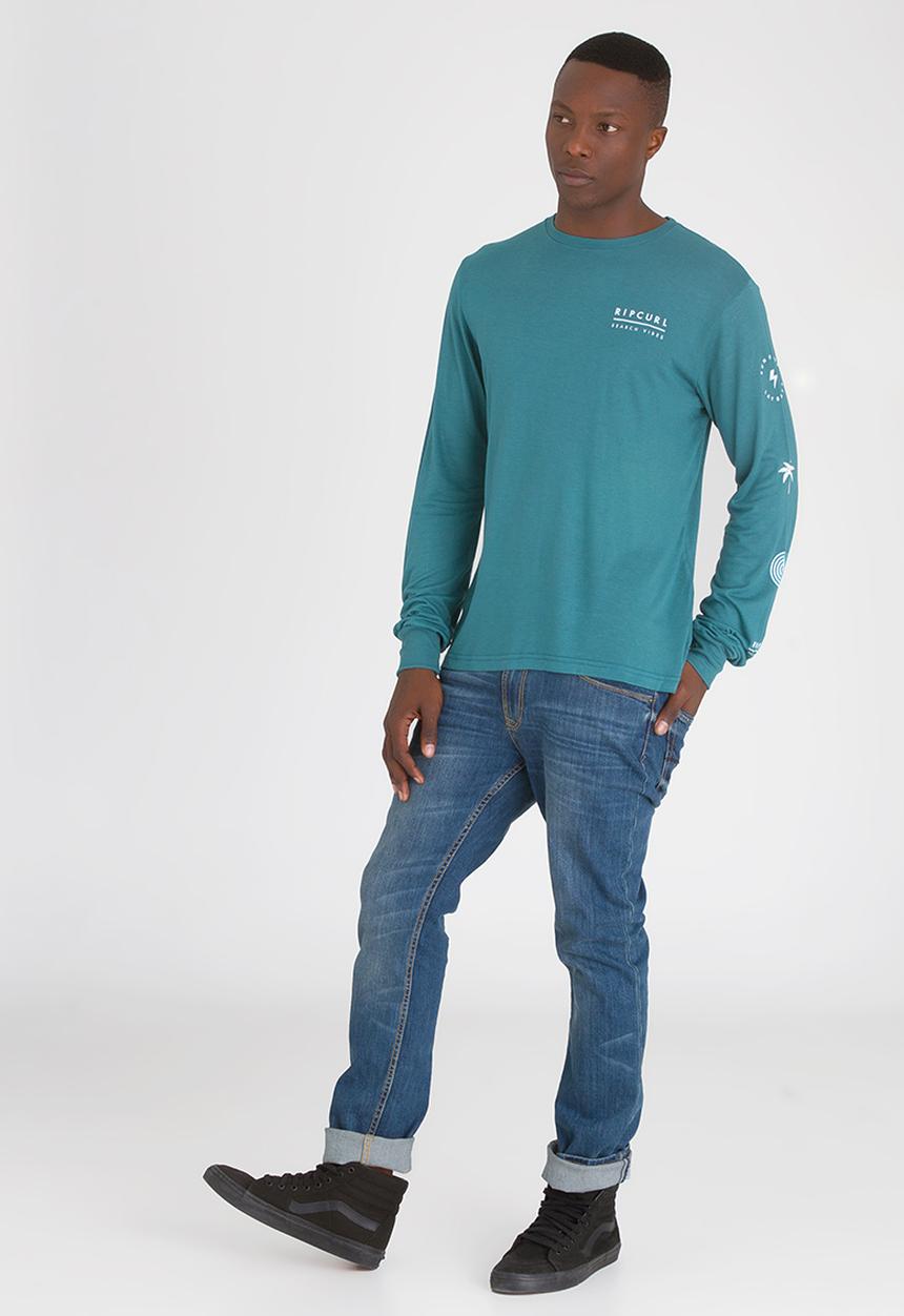Rip Curl - Stacked Vibes Tee Mid Blue