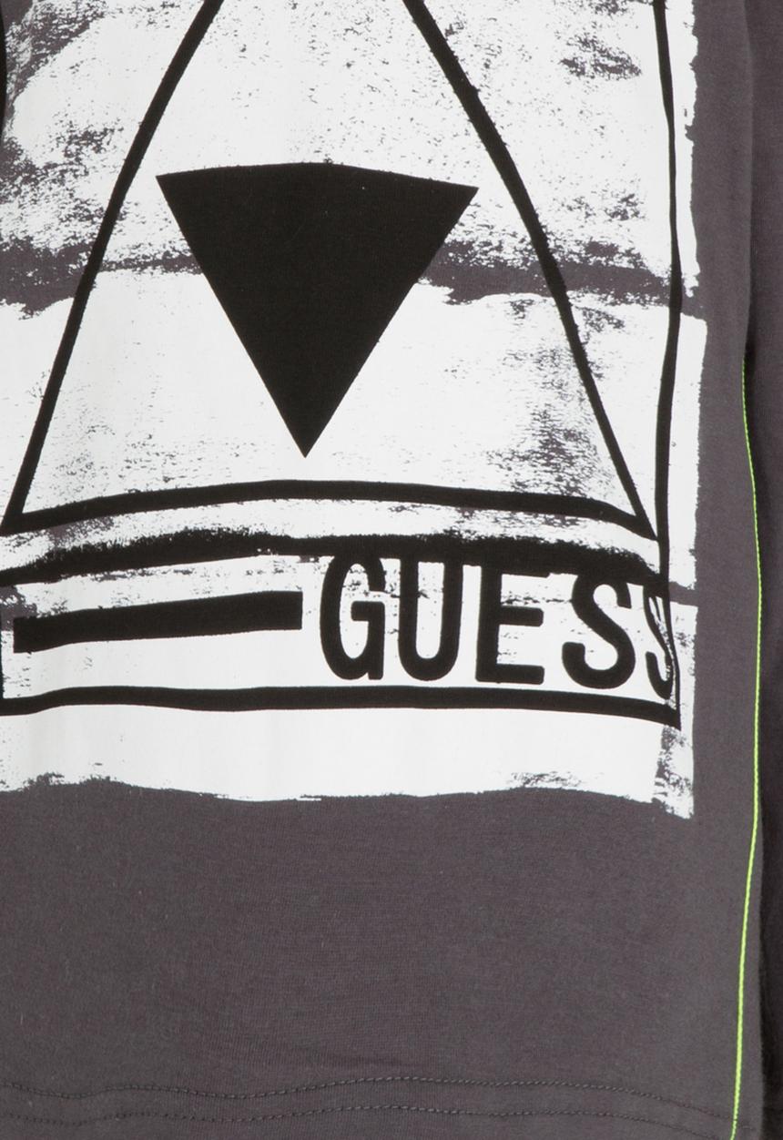 GUESS - L/S Guess Tessellate Tee Grey