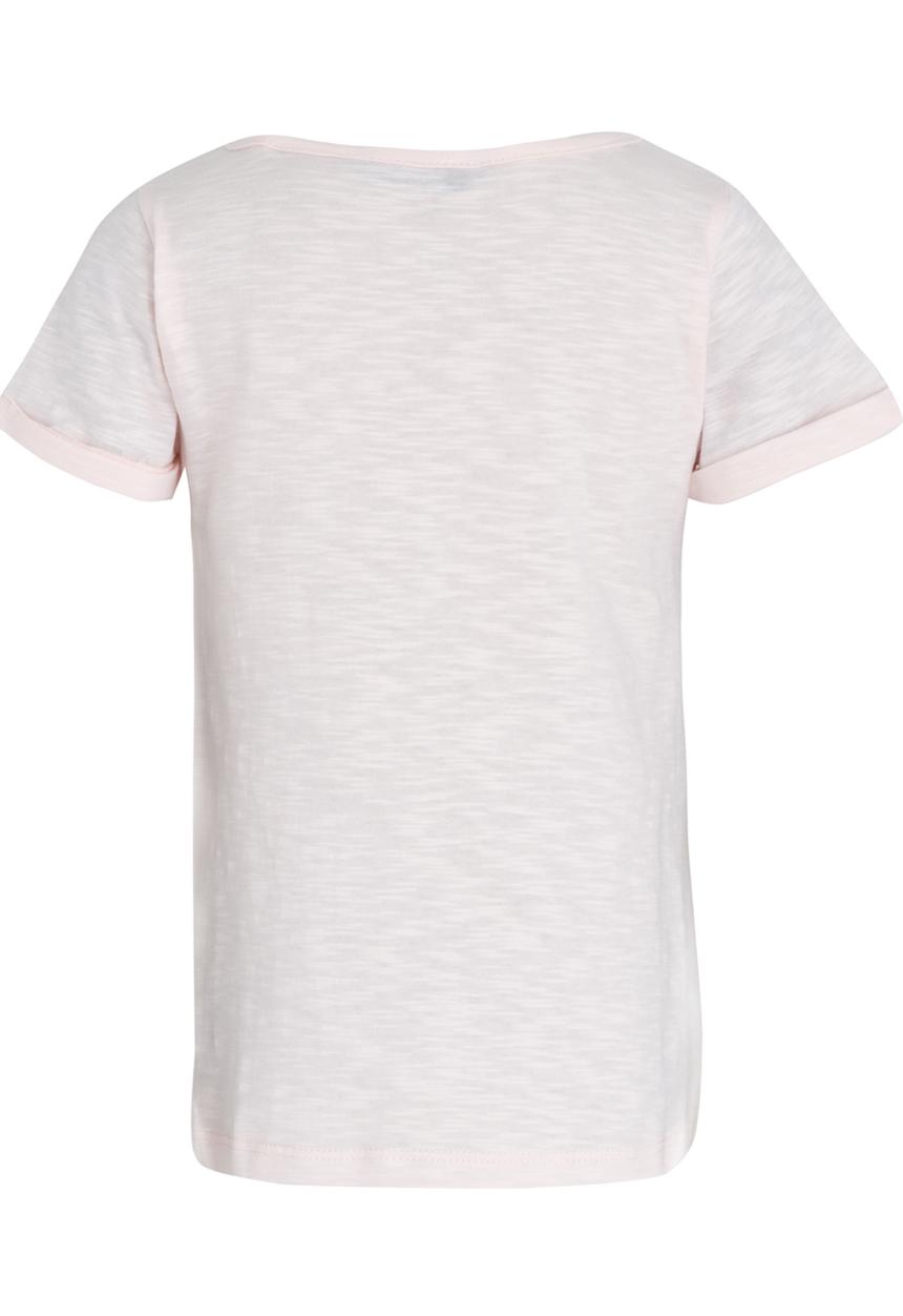 GUESS - High Low Printed Tee Pale Pink