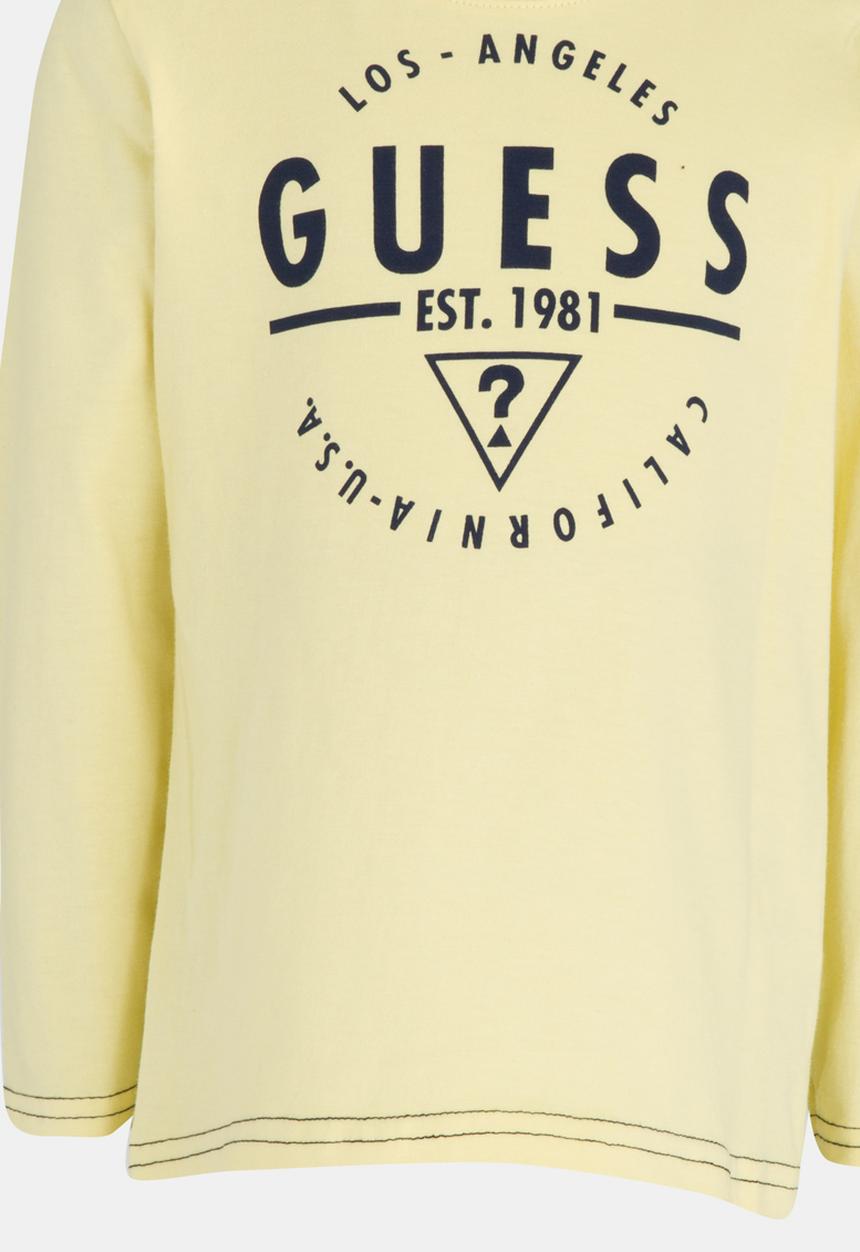 GUESS - L/S Guess Underline Tee Yellow