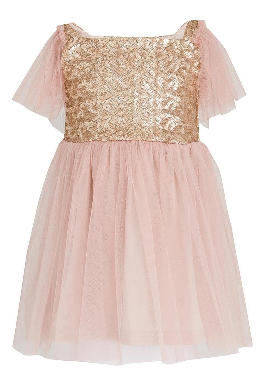 See-Saw - Sequin Dresses Mid Pink