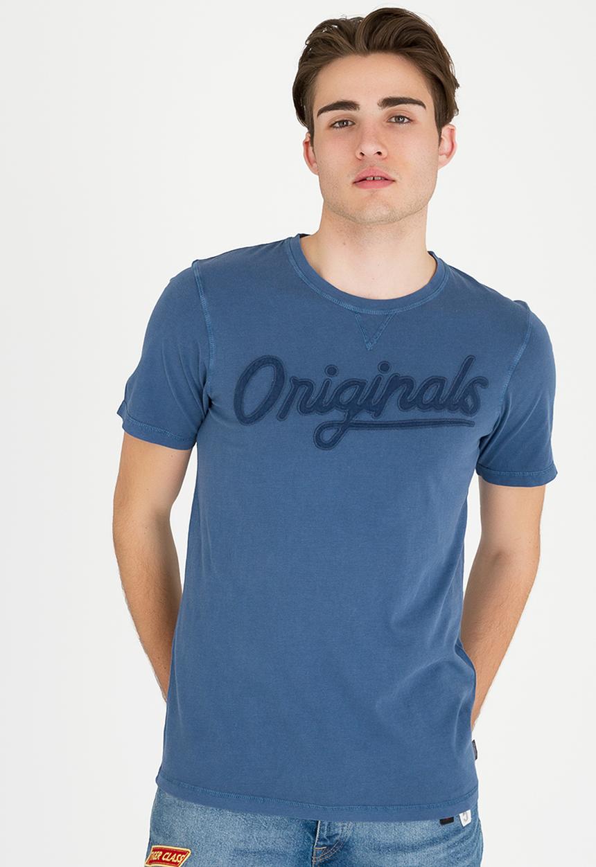 Jack & Jones - Crescent Tee Blue