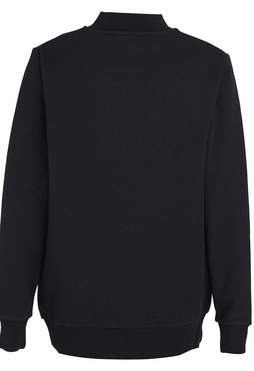 Brave Soul - Zip Through Sweater Black