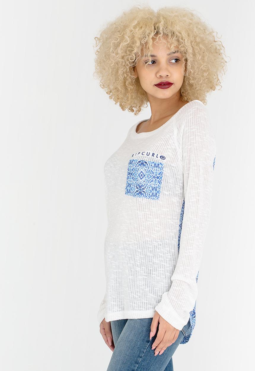 Rip Curl - Inca Blues Long Sleeve Tee White
